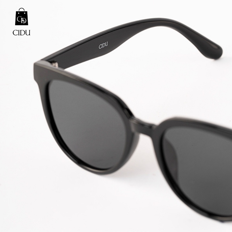 Kính Mát Râm Sunglasses Gọng Đen Thời Trang Cao Cấp Dùng Đi Nắng Chống Bụi Bảo Vệ Mắt Cidu MK03