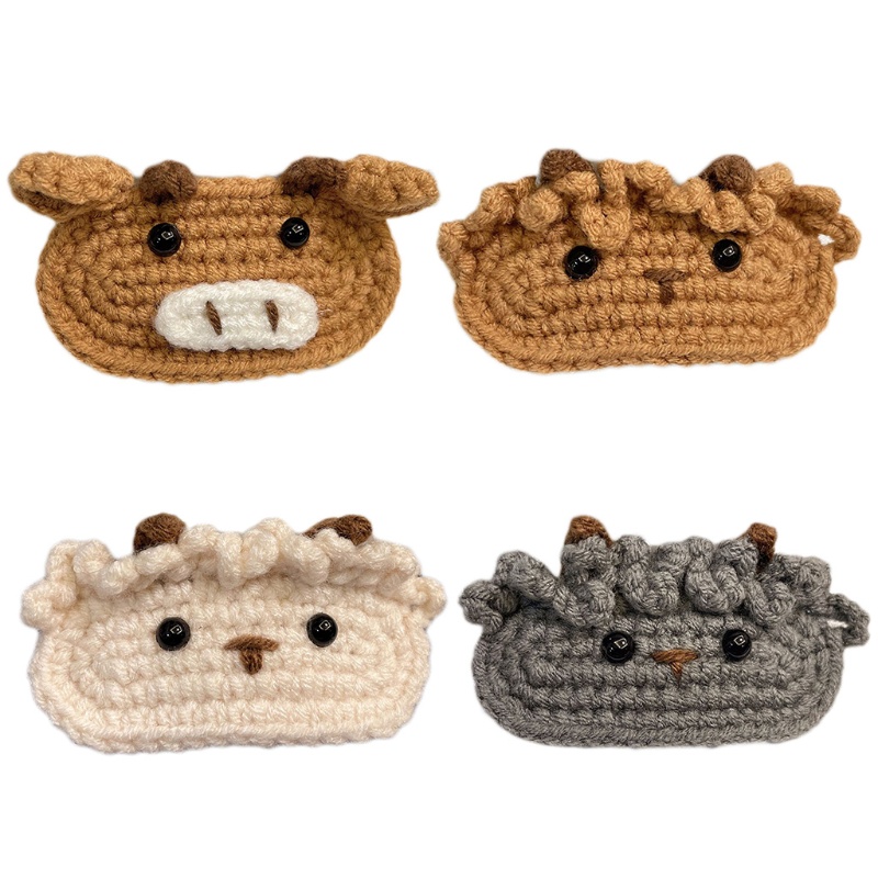 Kẹp Tóc Hình Mèo Hoạt Hình Handmade Xinh Xắn