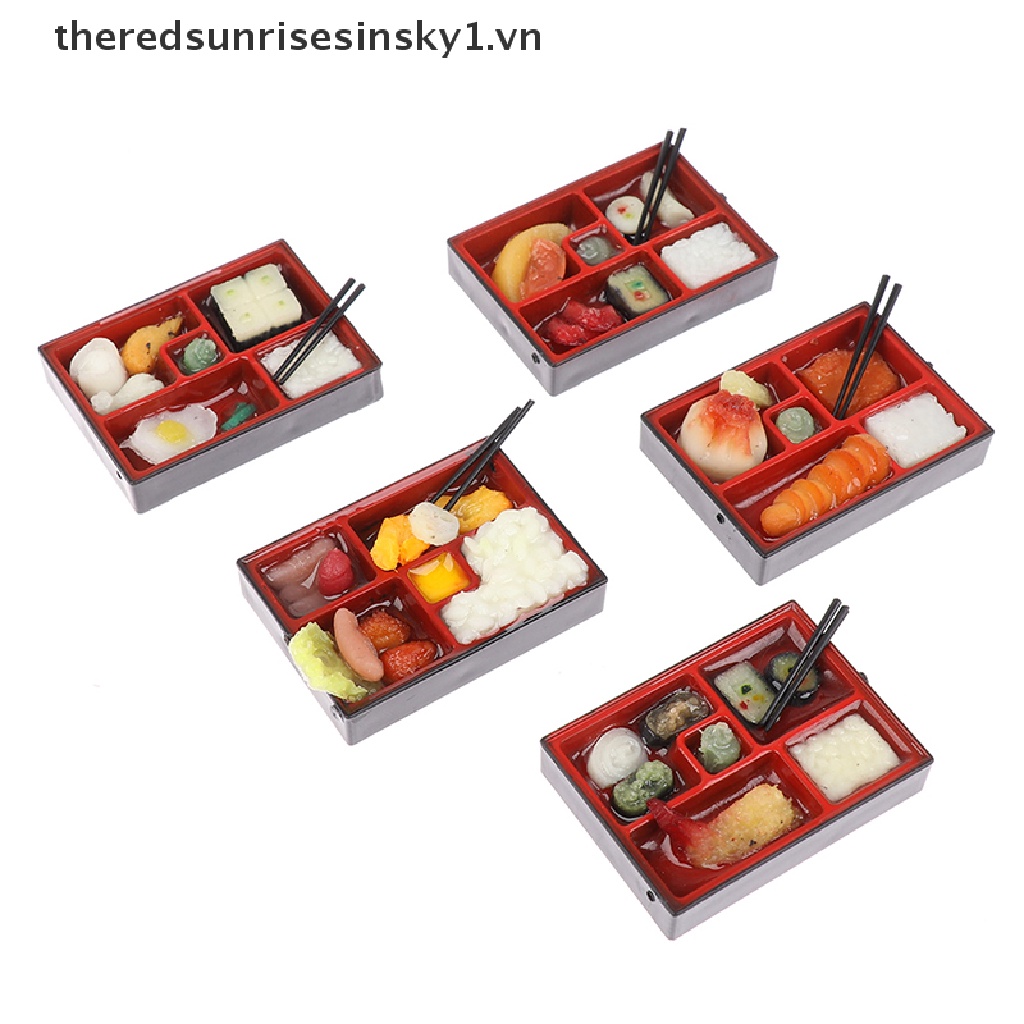 Hộp cơm cho nhà búp bê 1:12 chất lượng cao