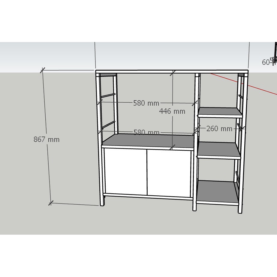 Kệ Lò Vi Sóng, Kệ Nhà Bếp AREGO -  Hàng cao cấp gia công kĩ nặng 35kg - MDF dày dặn, khung sắt sơn tĩnh điện