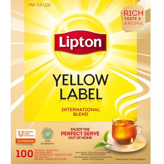 Trà Lipton Nhãn Vàng túi lọc (100 x 2gr)