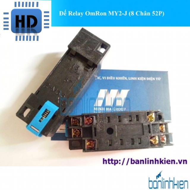 [HD] Relay Rơ le 8 chân OmRon MY2-J 24V 12V 220V 380V HD1