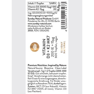 VITAMIN D3 K2 MK7 ĐỨC