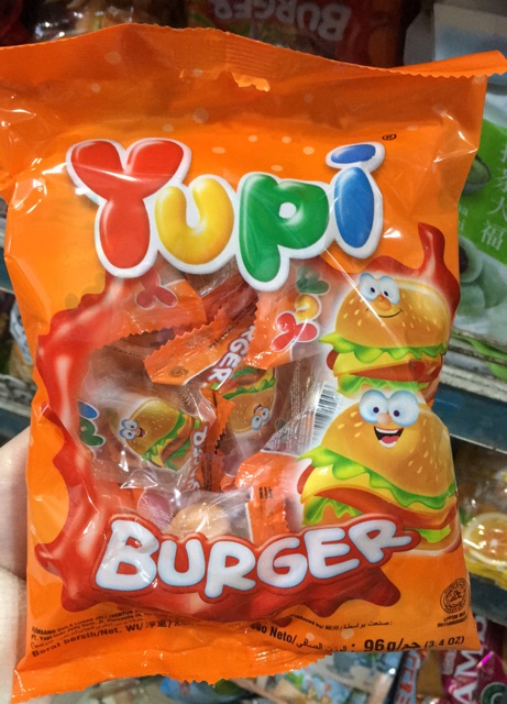 KẸO DẺO YUPI BURGER/ PIZZA/ HOTDOG/ MILLY MOOS