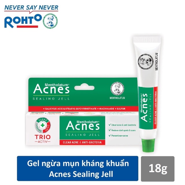 Gel ngừa mụn kháng khuẩn Acnes Sealing Jell 18g