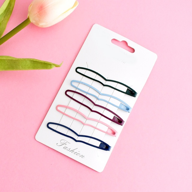 Sỉ 12 vỉ kẹp tóc mái 5 chiếc hình 127k