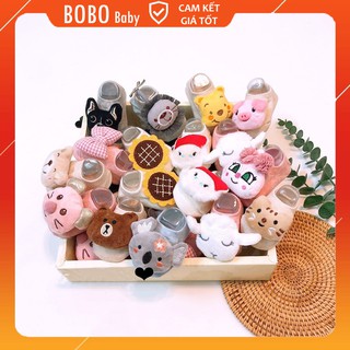 Giày Tất Hình Thú , Vớ Hình Thú Dễ Thương Cho Bé Trai và Bé Gái Size 0-18 Tháng