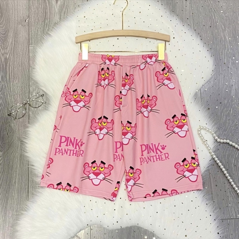 Quần short lửng cartoon mặc ở nhà,đi chơi, Quần đùi form dày dặn hàng loại 1,size 40-75kg ảnh shop chụp-Clothingforgirl