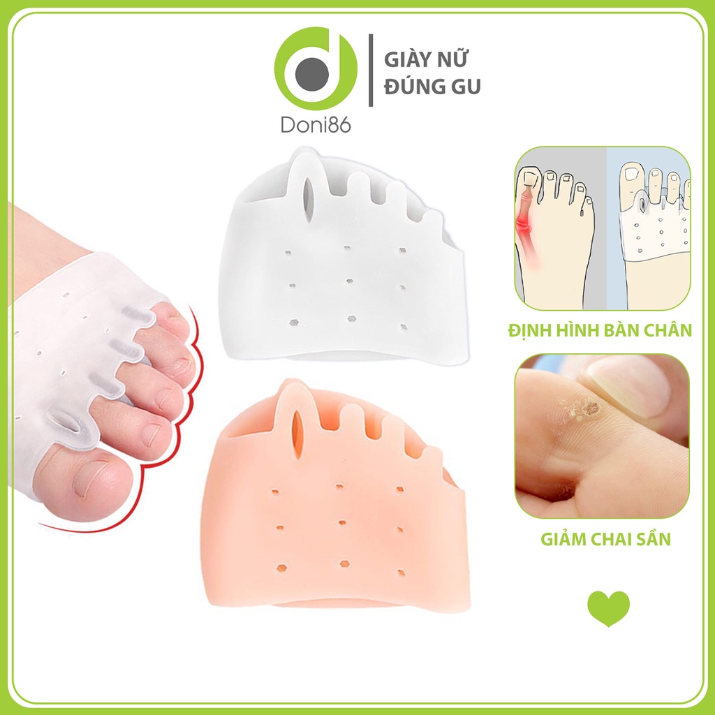 Vớ silicone định hình các khớp ngón chân giảm tình trạng ma sát, hạn chế chống trầy, chai sần, đau thốn - Doni - DOPK276