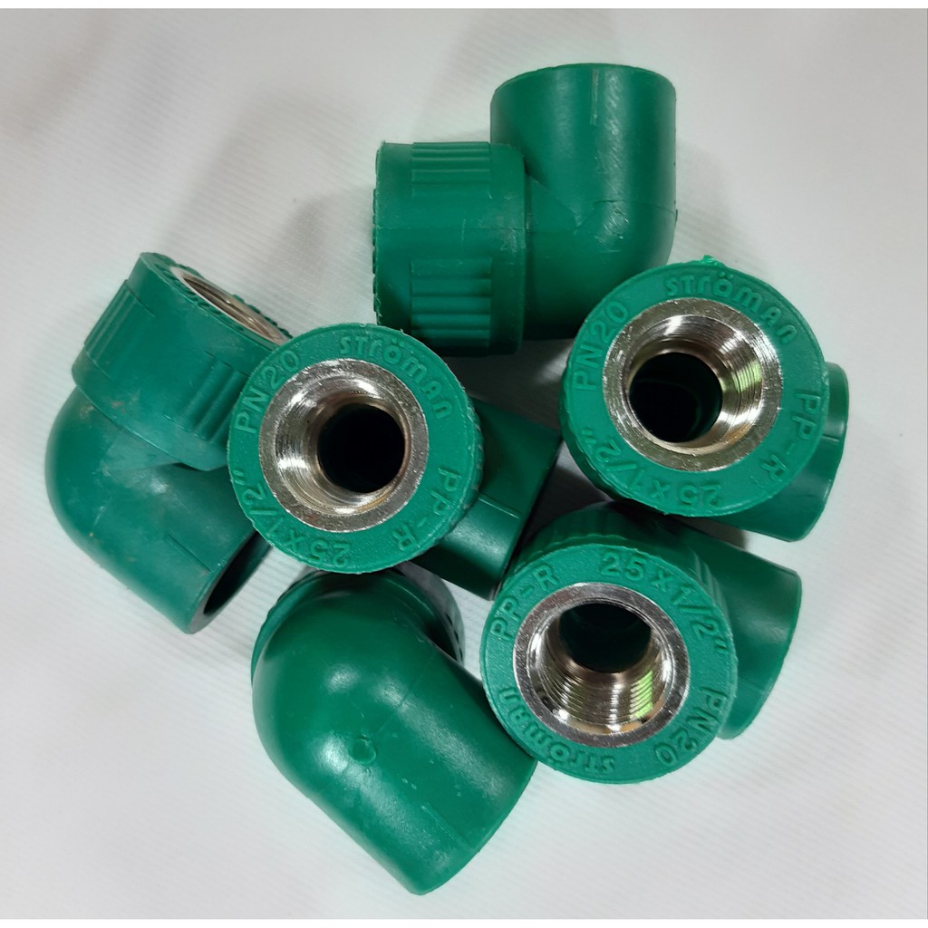 Cút Co Răng Ren Trong Phụ kiện Nước Nóng PPR 25 1/2  Stroman