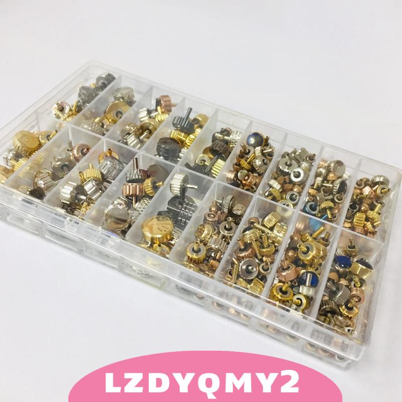 Hộp phụ kiện núm vặn bằng đồng sửa chữa đồng hồ