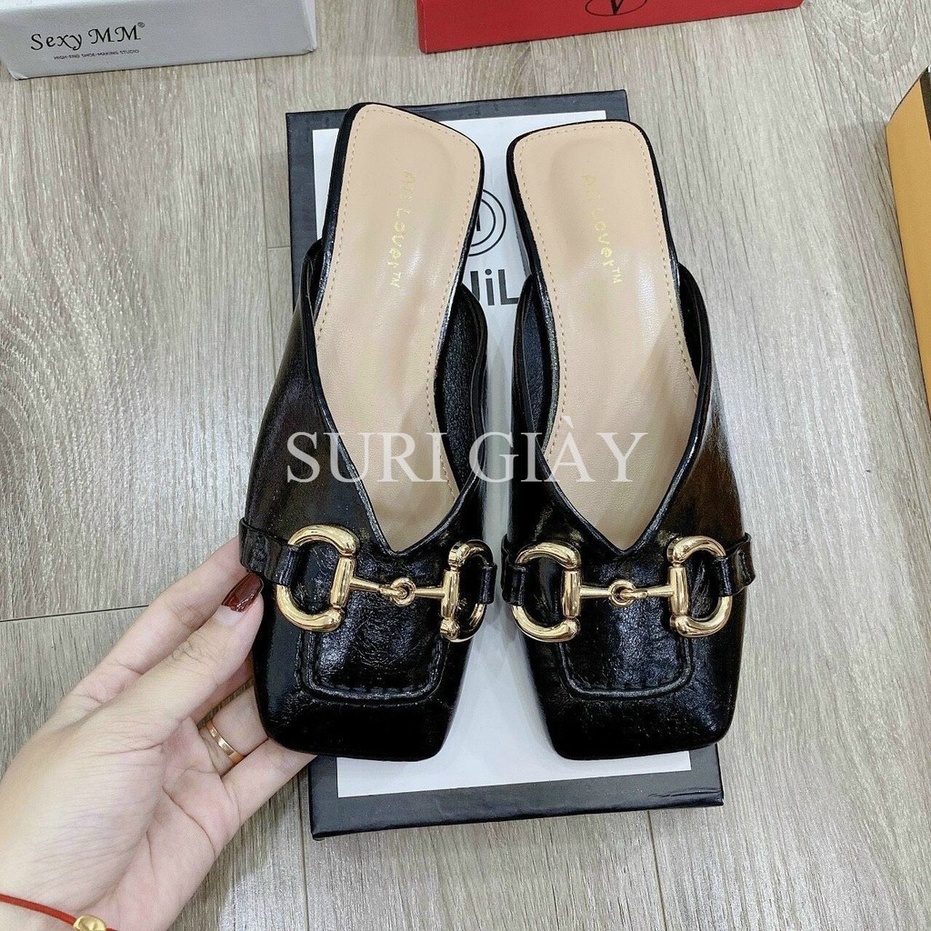 DÉP SỤC NỮ KHUY NGANG ÊM CHÂN SIÊU XINH MÃ HT04