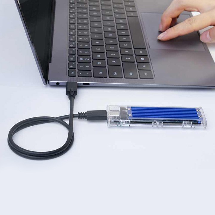 Hộp đựng ổ cứng M2 NVME ORICO TCM2-C3 USB 3.0 và USB Type C