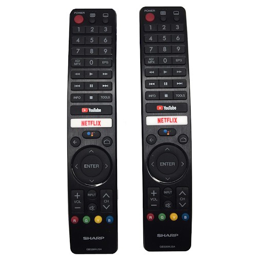 Remote điều khiển tivi Sharp có giọng nói GB346WJSA hàng tốt. Bảo hành 24 tháng.