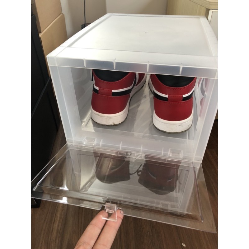 Hộp đựng giày sneaker nhựa cứng hàng xuất khẩu