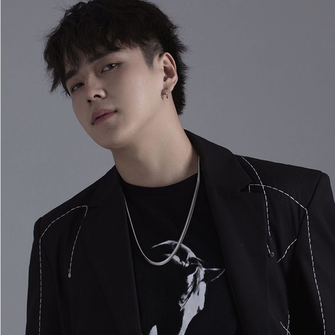 Dây Chuyền Xương Rắn Bằng Thép Titan Cao Cấp Thiết Kế Đơn Giản Phong Cách Hip Hop Đường Phố Cho Nam