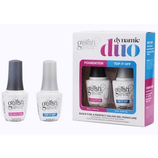Base top gelish trắng, liên kết, bóng gelish trắng