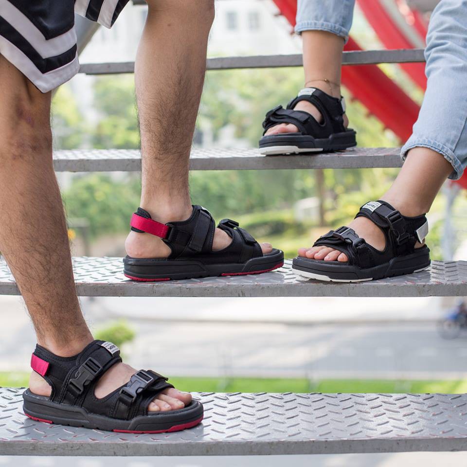 [Mua Kèm Áo Thun 0Đ] [Chính Hãng] Giày Sandal Nam nữ Vento NV 1002 Đế bánh mỳ Streetstyle