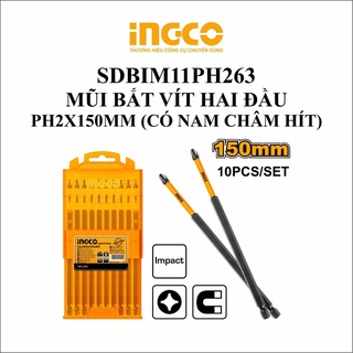 1 mũi bắt vít ph2x150mm thép đen ingco sdbim11ph263