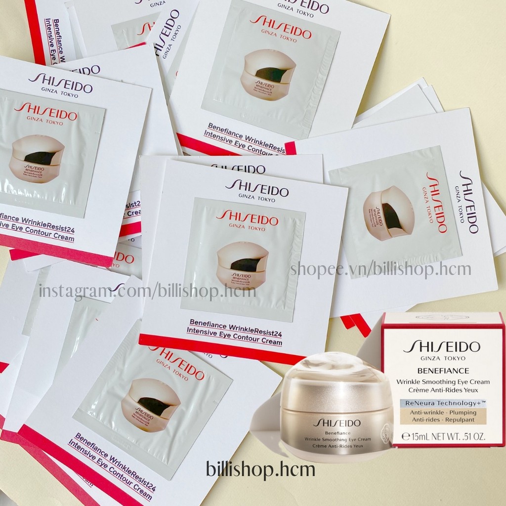 Sample 1,5ML - Kem chống nhăn vùng mắt SHISEIDO BENEFIANCE WRINKLERESIST24 INTENSIVE EYE CONTOUR