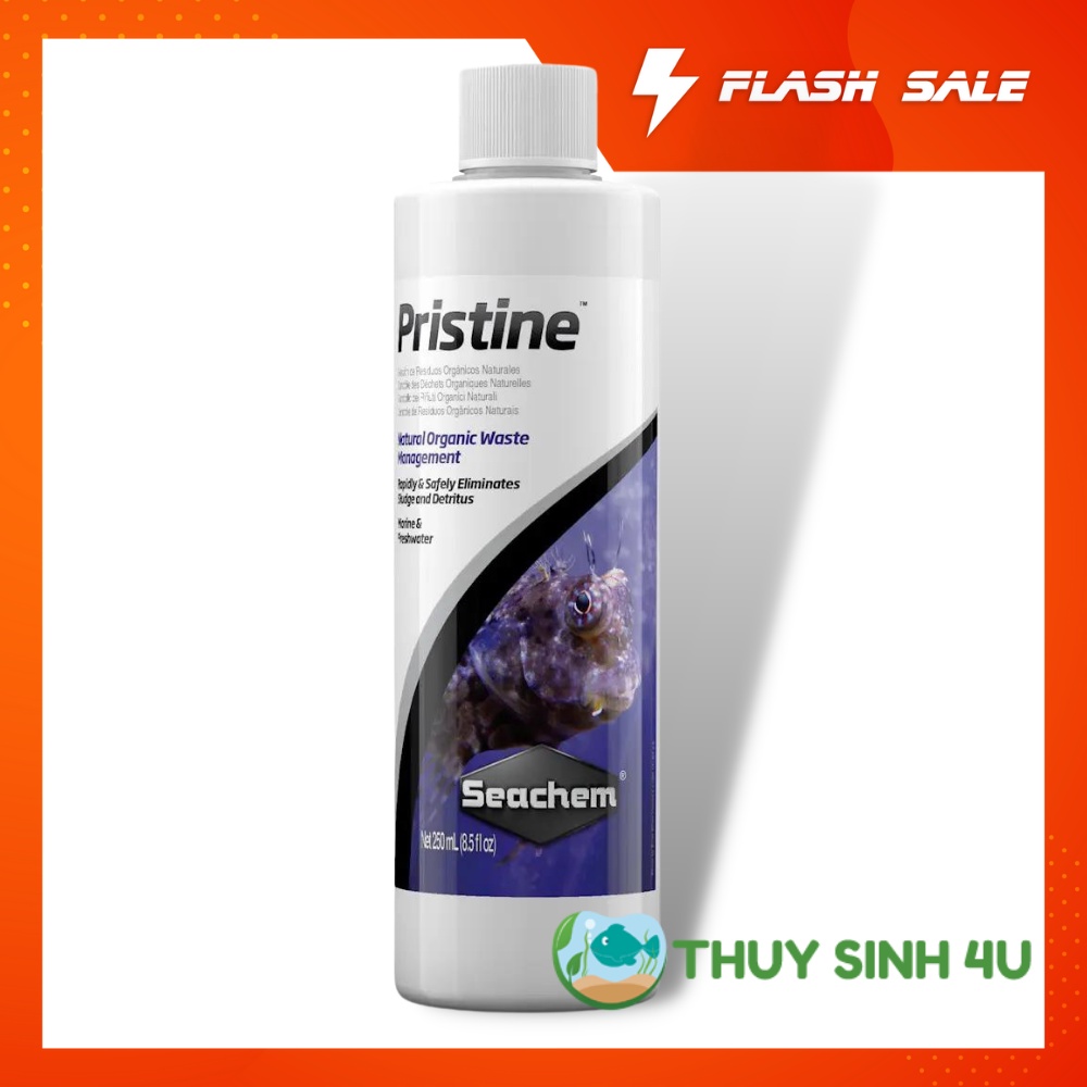 Vi sinh Seachem Pristine phân hủy phân cá và chất hữu cơ