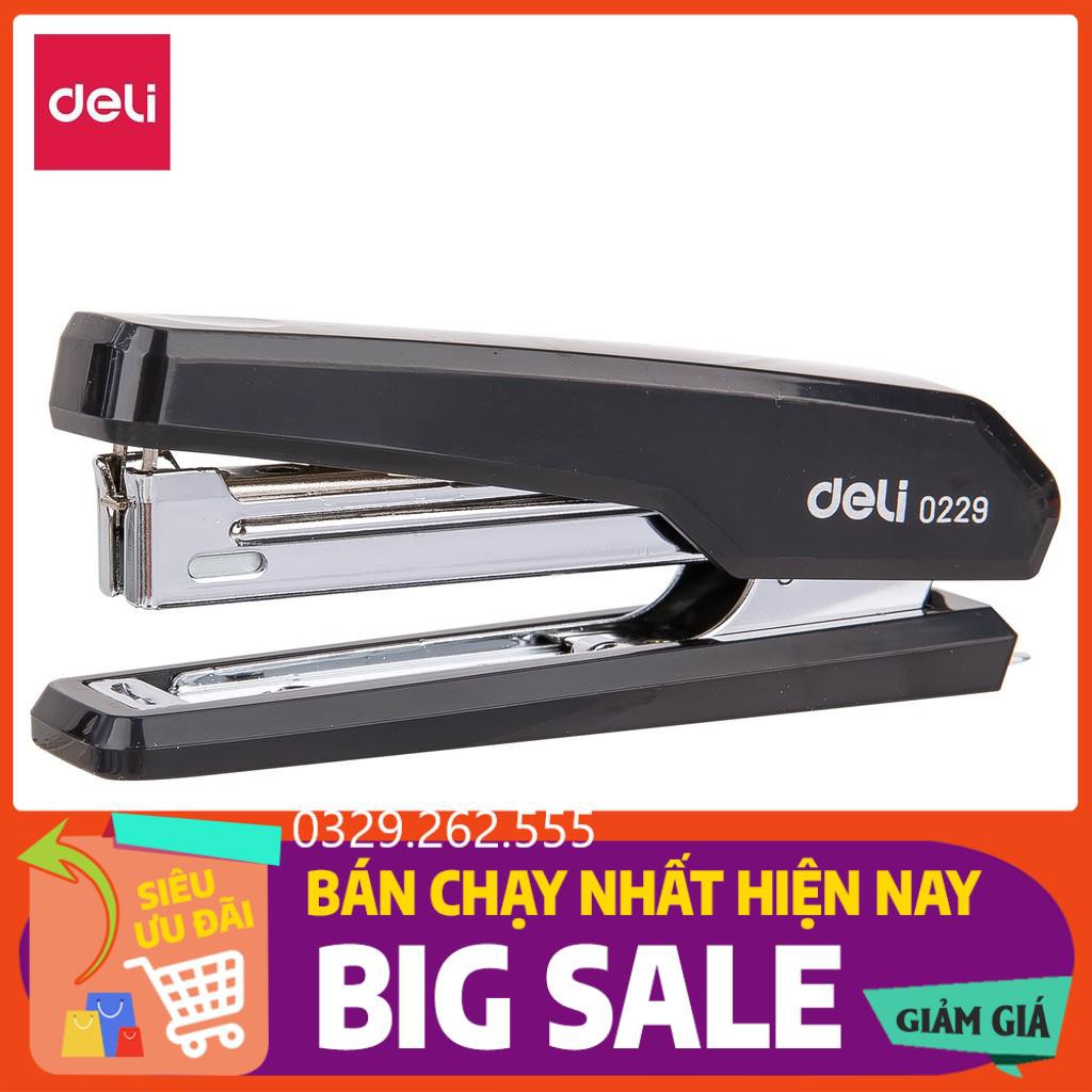 (FreeShip) Dập ghim Deli , 15 trang E0229 hàng chính hãng