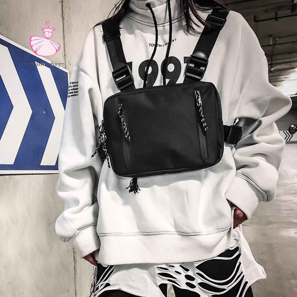 Túi đeo chéo trước ngực vải oxford thời trang phong cách hiphop đường phố dành cho nam | BigBuy360 - bigbuy360.vn