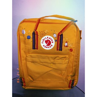 Balo Kanken Yellow Rainbow