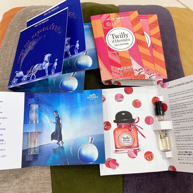 nước hoa mẫu thử vial  Twilly d’Hermès Eau Poivrée 2ml