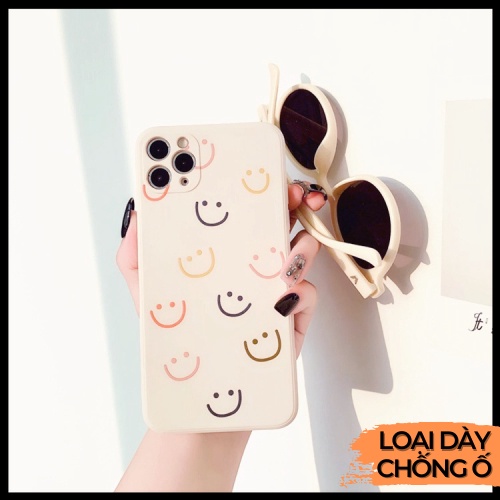 Ốp lưng iphone ✨DECASE's ✨ BASIC Mặt cười cạnh vuông 6/6plus/6s/6splus/7/7plus/8/8plus/x/xr/xs/11/12/13/pro/max/plus