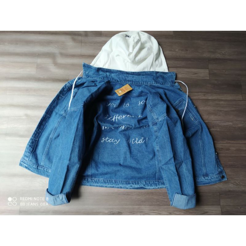 Áo khoác jean nam nữ Unisex chung một mái nhà Different - Hàng loại 1