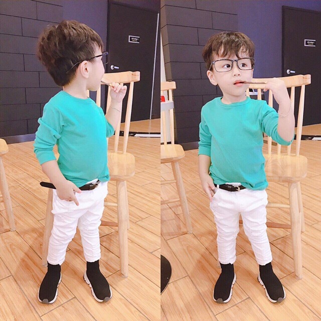 (SIÊU SALE)Áo borip thu đông-áo dài tay cho bé trai-bé gái