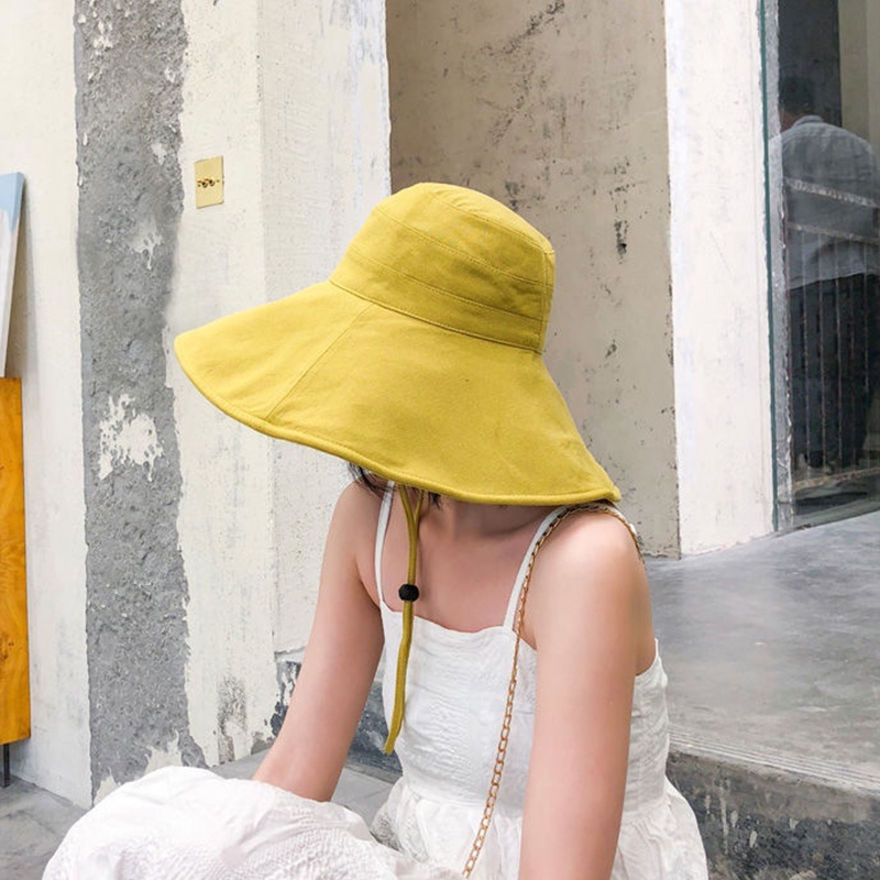 Nón Bucket Nữ / Nón Rộng Vành Nữ / Nón Tai Bèo Vành Rộng 15CM Chống Tia UV Thời Trang Mùa Hè Cho Nữ