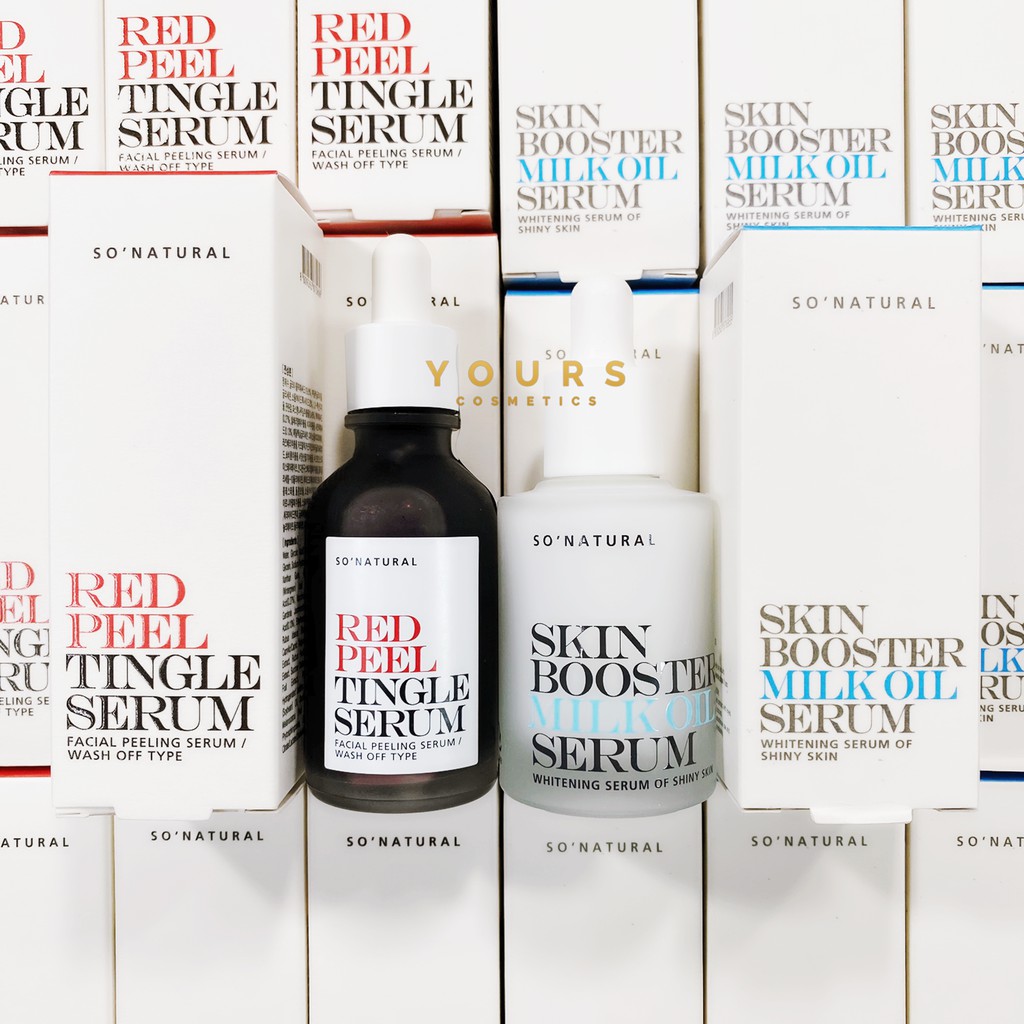 [Auth Hàn] Combo Serum Red Peel và Serum Sữa Kích Trắng Milk Oil - Trọn Bộ Tinh Chất