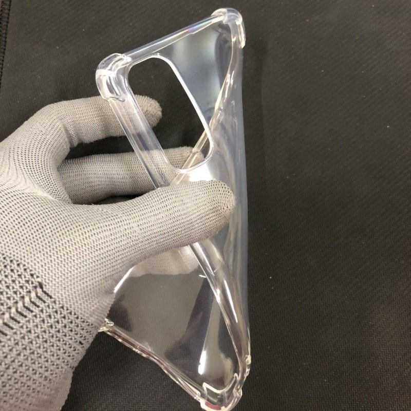 Ốp lưng cho Oppo Reno 5/realme 6 chống sốc trong suốt có gờ nhô cao 4 góc bảo vệ máy, bảo vệ camera