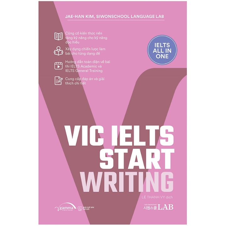 Sách - Combo Vic IELTS Start - IELTS All In One (Bộ 4 Cuốn)