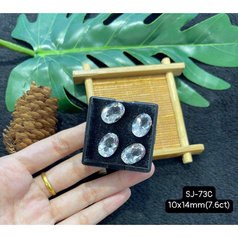 Mặt Đá Topaz Trắng Đủ Size Đủ Hình Dáng