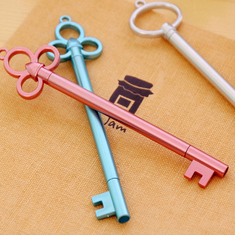 Set 2 Bút Mực / Bút Mực Đen Hình Chìa Khóa Sáng Tạo