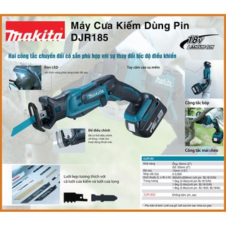 MÁY CƯA KIẾM MAKITA DJR185Z
