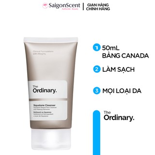 Sữa rửa mặt The Ordinary Squalane Cleanser ( 50mL )