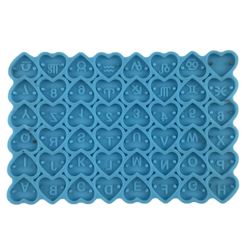 Bộ 5 Khuôn Silicone Làm Bông Tai Handmade Hình Bướm / Chữ Cái / Chữ Số