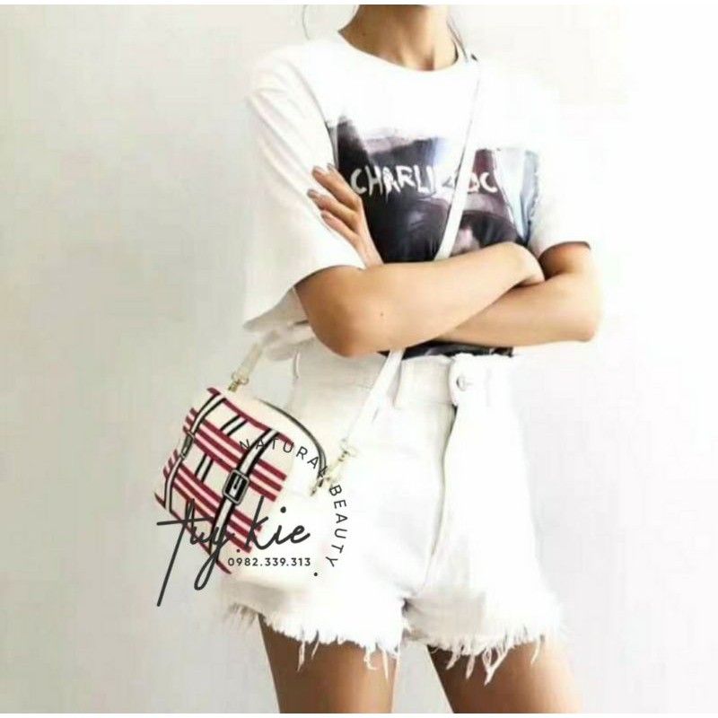 Túi hộp đeo chéo Estee Lauder Crossbody Bag