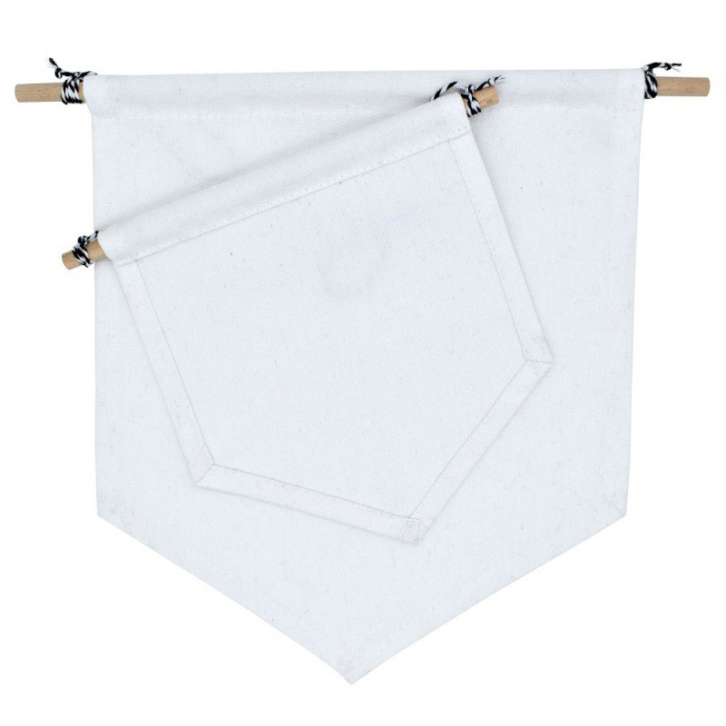 Tấm ghim vải cotton trơn treo tường để trang trí huy hiệu làm bộ sưu tập/ làm bảng hiệu đa dụng