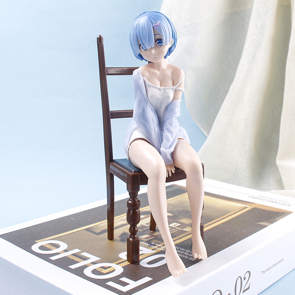 Mô hình nhân vật anime Re: Life In A Different World From Zero cao 15cm trưng bày trang trí tiện dụng