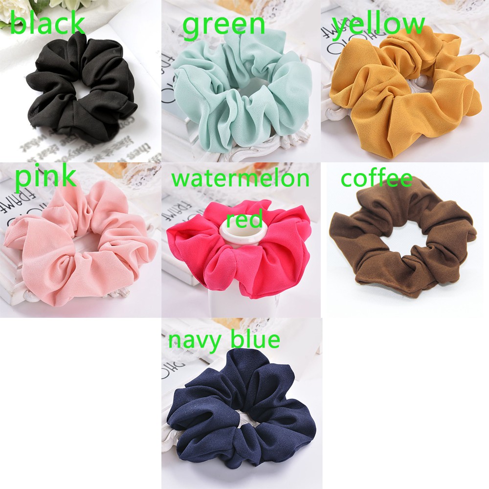[ FREESHIP 50K ] Dây buộc tóc vải chiffon co giãn ngộ nghĩnh đáng yêu