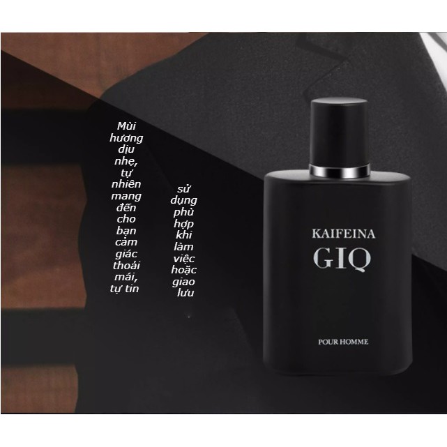 Nước hoa nam chính hãng KAFINA mùi hương ngọt ngào quyến rũ, thơm lâu dịu nhẹ, dạng xịt giữ mùi lâu, kèm hộp 50ml DNP011 | Thế Giới Skin Care