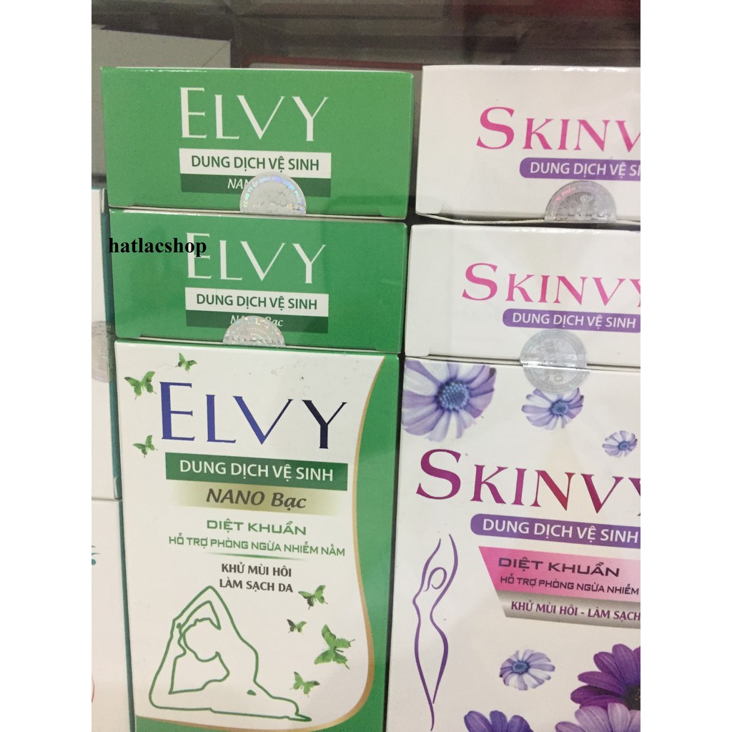 Dung dịch vệ sinh phụ nữ cao cấp Elvy - Hộp 100ml