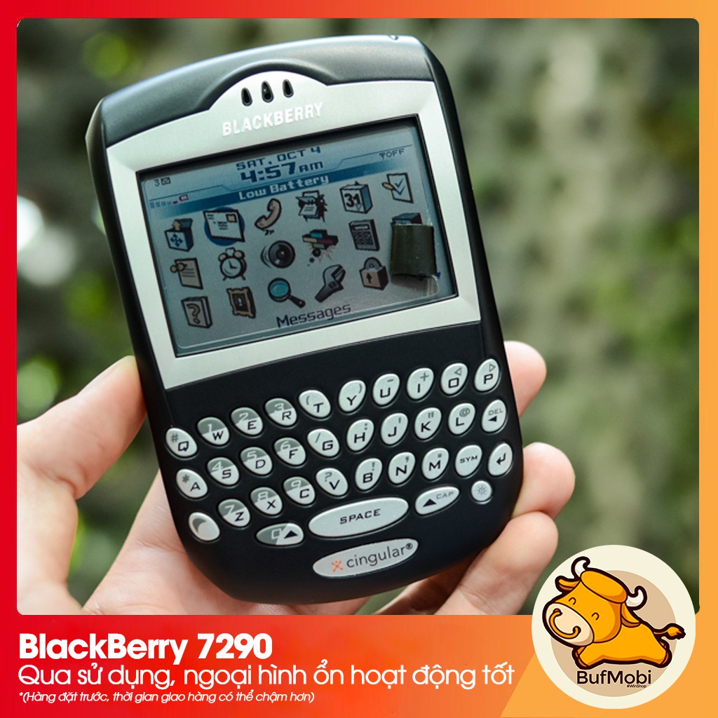 [Điện thoại] Blackberry 7290 Likenew, đẹp theo năm tháng, trải nghiệm tuyệt vời cho người đam mê yêu hoài cổ