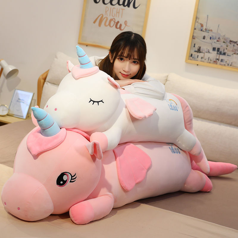 Con búp bê Unicorn vĩ đại, búp bê quà sinh nhật bé gái giường trẻ