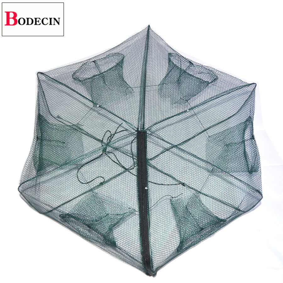 Lưới Bắt Cá 6 / 8 Lỗ Có Thể Gấp Gọn Tiện Lợi